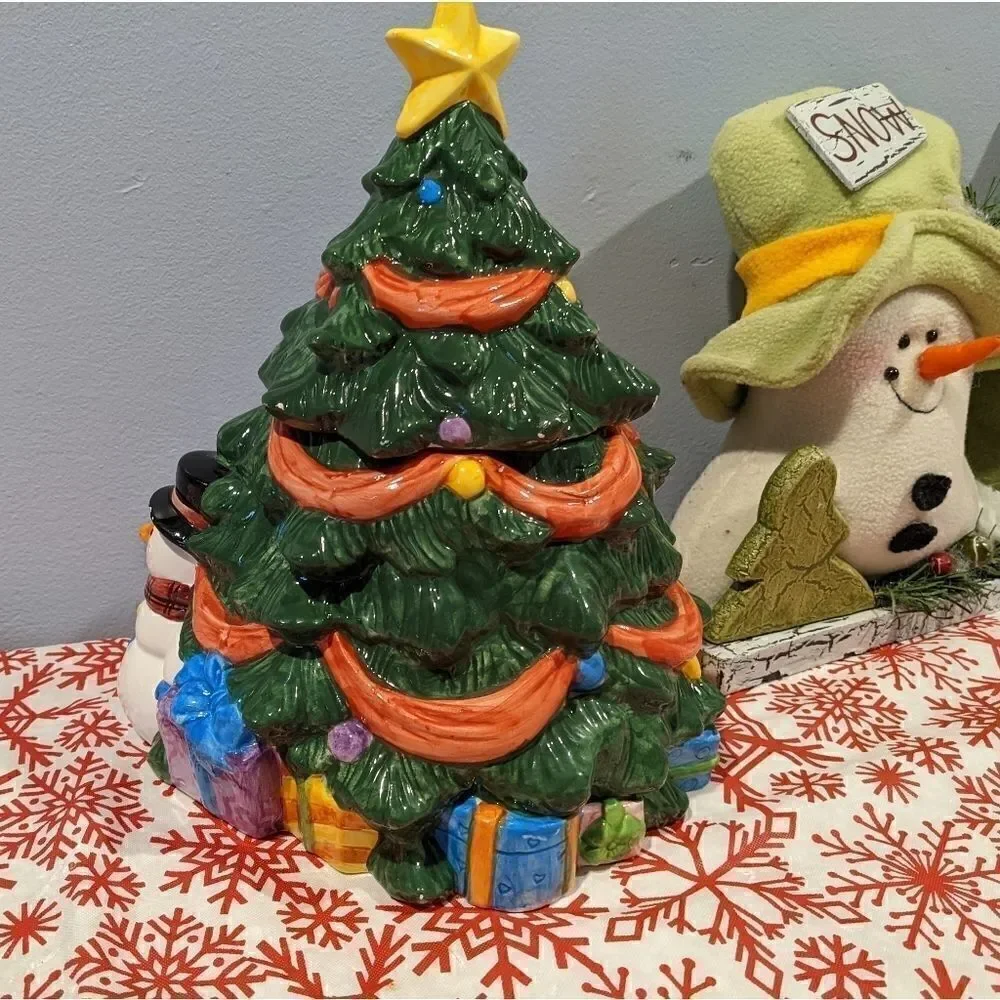 Potter & Smith Christmas Tree cookie jar